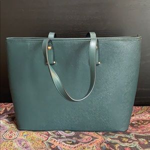 Green Tote Bag/ Large Purse